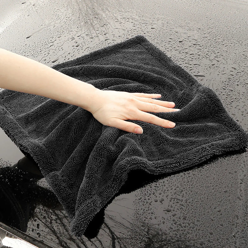 Car Wash Towel 1200GSM Microfiber Double-Sided Ultra Absorbent Car Wash Cloth Cleaning Drying Towel Washing Accessories