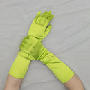 38CM Satin High Elasticity Solid Women Halloween Cosplay Stage Performance Etiquette Gloves Sun Protection Sunscreen Fashion