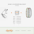 Hapiship Romantic Colour Heart Star Flwoer Tai Chi Italian Charm Links Fit 9mm Stainless Steel Bracelet Jewelry DIY Making DJ597