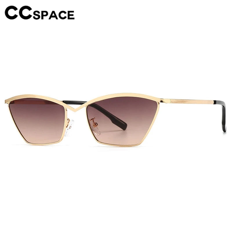 Metal Retro Sunglasses For Ladies Outdoors Fashion Cat Eye Sunscreen Suneyeglass Beach UV Protection Vacation Riding 300907