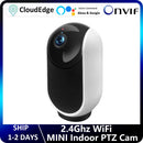 CloudEdge APP 3MP WiFi Indoor Wireless Motion Tracking Private Mode Security ONVIF CCTV Surveillance PTZ IP Camera Alexa Google