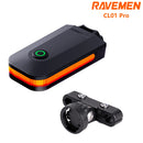 RAVEMEN CL01 Pro Bike Rear Light Bicycle LED Taillight USB-C Rechargeable Auto On-off Brake Sensor Side Visibility Lightweight Compact ABM25 Update Mount