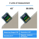SHAHE Digital Angle Gauge Magnetic Protractor Inclinometer Level Angle Finder  Angle Cube Level Box with Magnes and Backlight