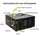 TUXING TXES061 4500Psi 12V PCP Air Compressor 300Bar High Pressure Compressor Portable  Built-in Transformer Diving Tank Airgun