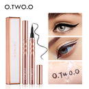 O.TWO.O Eyeliner Pencil Liquid Eye Liner Waterproof Smudge Proof Quick Drying 12 Hour Wear Ultra Fine Black Eyeliner for Arrows