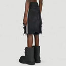 The Bawei | Slim-Fit Fringed Denim Short — High-Street Summer Statement
