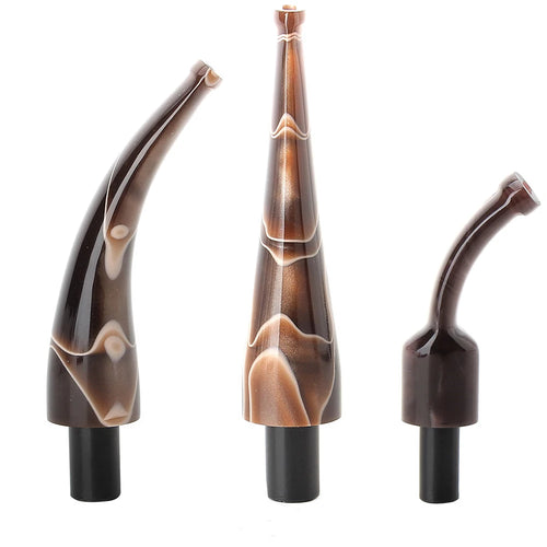 The Briar Voice | Hand-Finished Acrylic Pipe Mouthpiece, 8mm