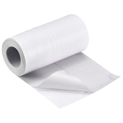 Wood Grain Tape, 5.91"x16 Ft Peel and Stick with Scraper for Furniture (White)