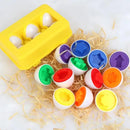 Montessori Educational Toys Smart Egg Shape Matching Easter Eggs Sorting Stacking Toy Games For Baby Kids Development 2 3 4 Year
