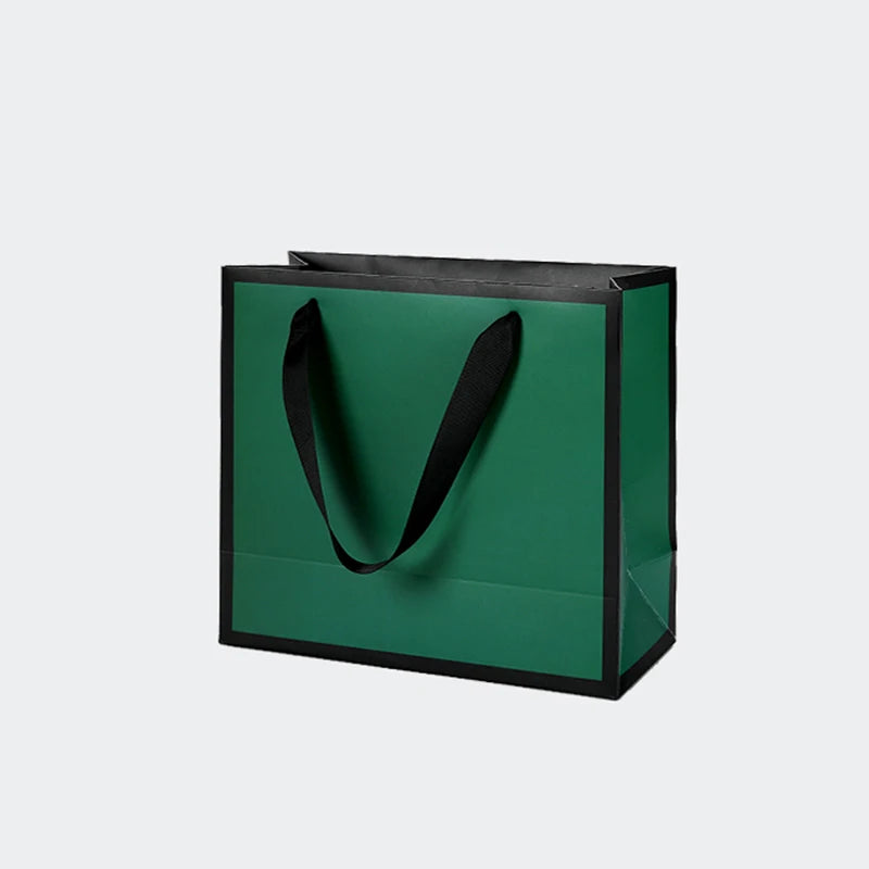 5 Pcs Custom Logo Gifts Package Bags For Jewelry Cosmetic Package Bags High Quality Wedding Gifts Package Paper Bags