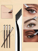 3pcs Makeup Brush Set, Including Angled Eyeliner Brush, Eyebrow Brush, And Ultra-Fine Eyeshadow Brush, Makeup Brush Set, Makeup Brush Kit, Makeup Brush Set, Full Makeup Brushes, Makeup Brush Set, Complete Makeup Tools, Makeup