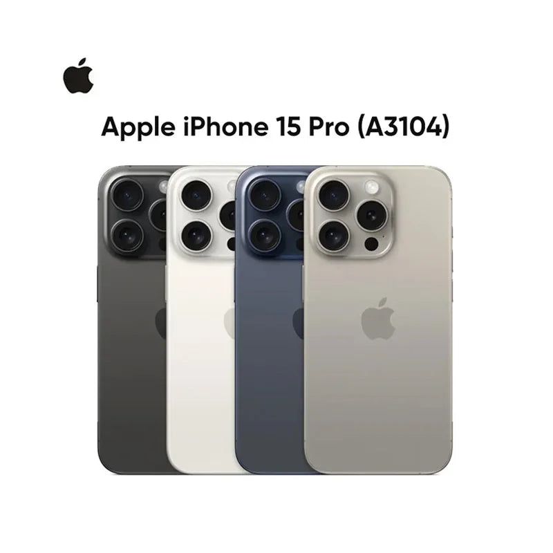 Apple iPhone 15 Pro 8GB RAM 128GBA17 Pro Bionic Chip 6.1'' 120Hz Super Retina XDR Display NFC 5G Smartphone 48MP Camera Original