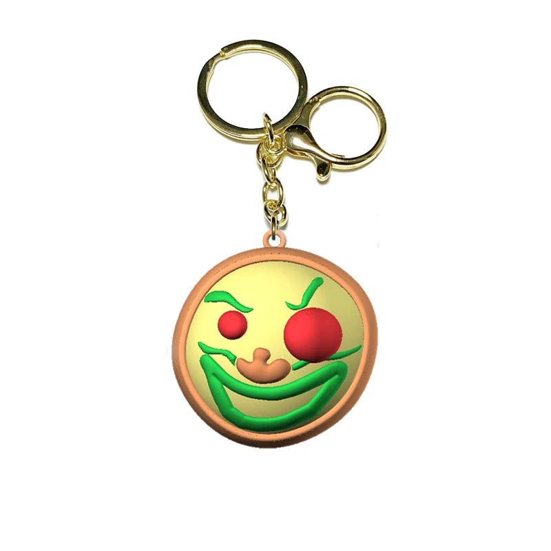 Pizza Tower Keychain Figure Toys Chili Man Chef Cute Anime Dolls Ornament Pendant Bag For Children Educational Christmas Gifts