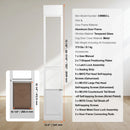 The Threshold | Adjustable Sliding Glass Pet Door with Tempered Aluminum Frame