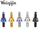 Weiqijie Titanium Bolt M8X45/55/65MM M10X45/54MM alloy Automotive Exhaust Manifold Stud Bolts Nuts Washers Kit Set