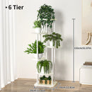 Pflanzenständer Ständer für Blumen Eisen 6/7/8 Ebenen Pflanzenregal Pflanzenorganizer Aufbewahrung Pflanzenhalter Display-Ständer Gartendekoration
