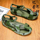Unisex Breathable Beach Sandals EVA Material Large Size 36-47 Woven Pattern Slip-On Shoes Comfortable Lightweight Summer Sandals