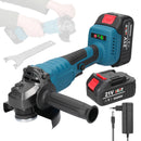 Cordless Angle Grinder 21V Battery Grinder Tool With 2-Position 125MM M14 Professional Electric Power Grinder For Cutting
