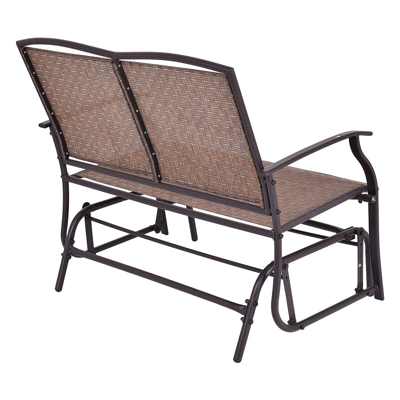 Costway Patio Glider Rocking Bench Double 2 Person Chair Loveseat Armchair Backyard OP70517