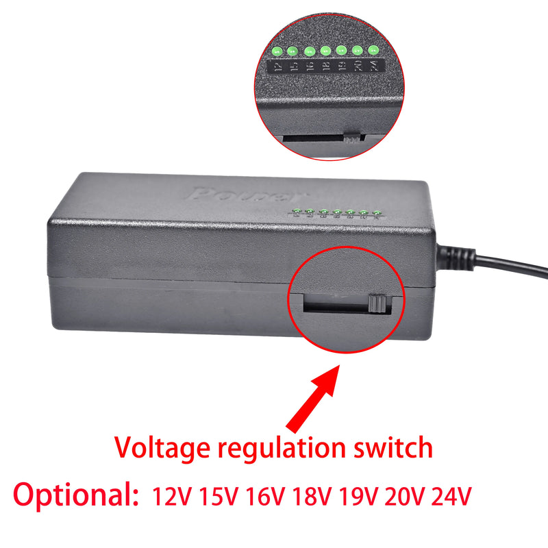 DC 12V/15V/16V/18V/19V/20V/24V 4A 5A 96W 100W Laptop AC Universal Power Adapter Charger for ASUS DELL Lenovo Sony Toshiba Laptop