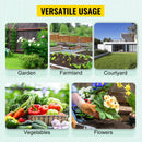 SucceBuy Walk-in Tunnel Greenhouse Galvanized Frame & Waterproof Cover 15x7x7/10x7x7/20x10x7/12x7x7 ft Greenhouses & Cold Frames