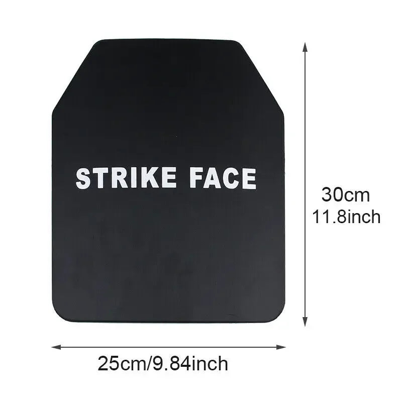 Tactical Bullet-Proof Steel Plate For Safety Vest Ballistic Body Armour Stab-Proof Composite Plates Board NIJ IIIA Stand Alone