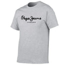 2026 Latest Pepe Jeans London Logo T-shirt Summer Comfortable Trendy Personalized Men's Short Sleeve Popular T-shirt Top