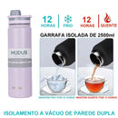 MODUS Water Bottle with Flip Lid, Stainless Steel, Double Wall Vacuum Water Cup for Outdoor Sports, 750ml