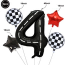 Bike Game Birthday Decorations Bicycle Garland Banner Cycling  Rider Cupcake Toppers Boy Birthday Baby Shower Party Decoration