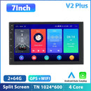 Podofo 2din Android GPS Car Stereo Carplay Radio Bluetooth FM Car MP5 Player 7 9 10 inch For Universal Nissan Toyota Kia Hyundai
