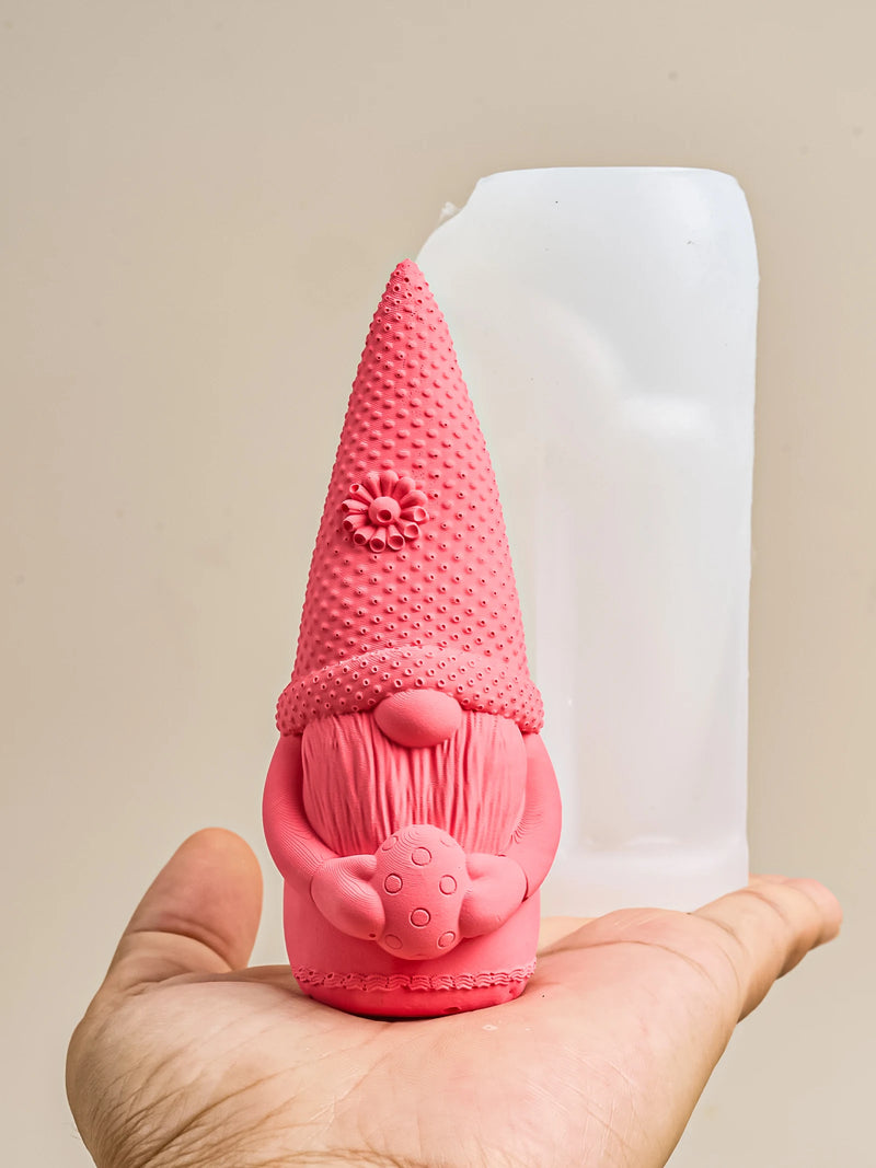 3D Beard Dwarf Easter Egg Silicone Mold Scented Candle Making Supplies Handmade Soap Plaster Ornaments Molds Home Party Decor