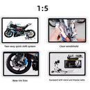 New 42130 Motorcycle 1000 RR Model Building Blocks Set, 1920 Pieces Bricks, MOC Toys Christmas and Easter Gift for Kids Or Adult