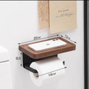 Toilet Tissue Roll Holders Wall Mount with Self  Screw for Small Items,Tissue Holder for Bathroom Kitchen Bedroom