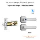 Entrance Auto Lock ttlock App Remote Control Smart Lock Latch Fingerprint Passcode Home Wooden Door Lock Handle for Office home