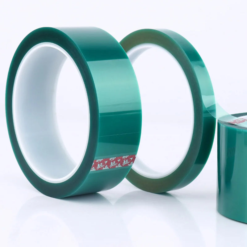 33M/Roll Green PET Film Tape High Temperature Heat Resistant PCB Solder SMT Plating Shield Insulation Protection