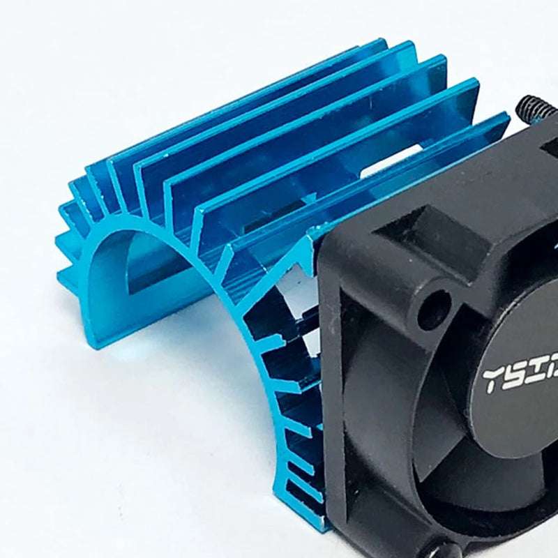 RC 380 390 2838 2845 2847 Brushless Motor RC Motor Fan Aluminum Cover Heat Sink with Cooling Fan for 1/14 1/16 1/18 RC Car