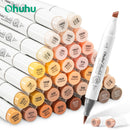 The Skin Spectrum | 36 Skin-Tone Alcohol Marker Set
