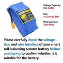 High-quality 36V 4400mAh 10S2P Rechargeable Lithium-ion Battery for Electric Self-balancing Scooter,HoverBoard and Unicycle