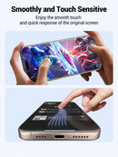 5pcs Tempered Glass Screen Protector, Suitable For IPhone 17/17 Pro/17 Pro Max/17 Air/16 Pro Max/15 Pro Max/14/13/12/11/Pro/Pro Max/Plus/X/XR/XS/XS Max, Anti-Scratch, Anti-Shock, Anti-Oil, Anti-Fingerprint