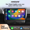 AWESAFE PX9 Car Radio Autoradio for SUZUKI Splash Ritz 2004-2010 For Opel Agila 2008-2012 Wireless Carplay Screen Android Auto