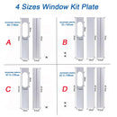 Portable Air Conditioner Window Kit Adjustable Slide Plate Wind Shield Window Adapter Connector Air Conditioning Accessories