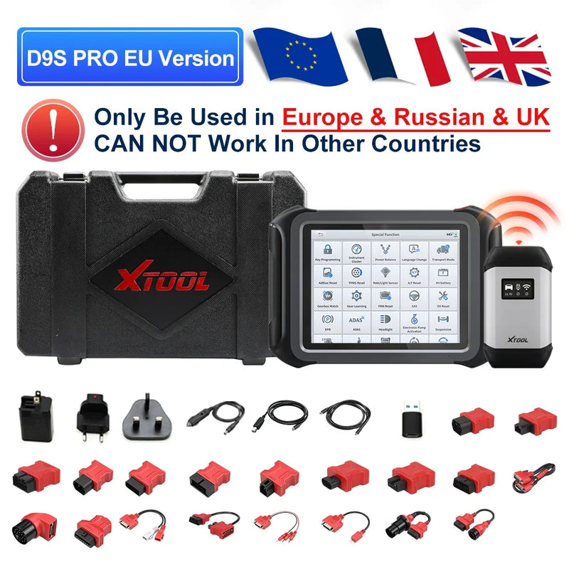 XTOOL D9S PRO D9SPRO Car Diagnostic Tools ECU Programming/Coding Automotive Scanner 45+ Services CANFD DOIP Topology PK D9 PRO