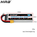 HRB 3S 11.1V 3000mah Lipo Battery 60C XT60 Connector For Car FPV Airplane Drone Boat Truck RC Parts