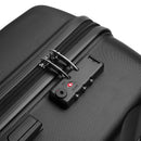 Kono Koffer, Hartschale ABS Reise-Trolley mit 4 Spinner-Rädern und TSA-Schloss