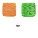 Silicone licking pad Pet Dog Lick Pad Bath Peanut Butter Slow Eating Licking Feeder Cats Lickmat Feeding Dog Lick Mat