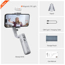 Hohem iSteady XE Kit Smartphone Gimbal 3-Achsen Handheld Stabilisator Handy Selfie Stick Stativ mit magnetischem Fülllicht Videoaufnahme