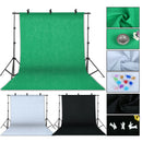 2.6x3M Photography Reflector Lighting Kit Photo Background Muslin Backdrops Softbox Umbrella Light Stand For Photo Studio
