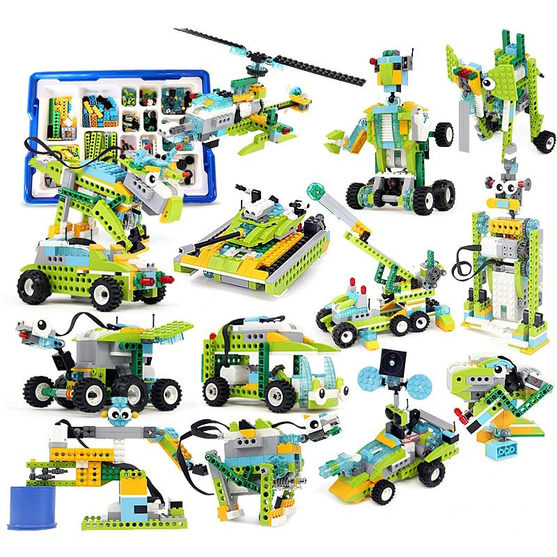 NEW WeDo 3.0 Robotics Construction STEAM Set for Scratch 3.0 Wedo 2.0 Core Set Building Blocks Technical Bricks Educational Toys