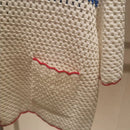 Women Knitted Ribbed Blouse Shirt Chic Hollow Out Striped Short Sleeve Casual T Shirts Korea Fashion Summer Tees Mujer Y2k Tops