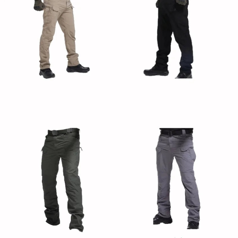 New Cargo Pants Casual Plush Mountaineering Pants Professional Training Durable Tactical Pants Durable Elastic Dungarees